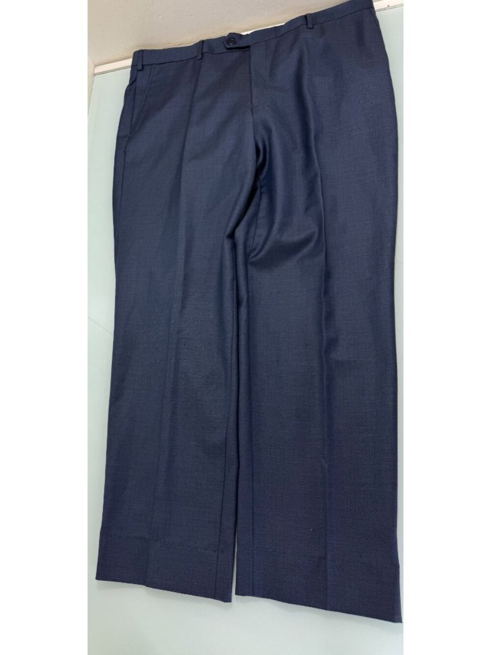 Jos. A. Bank Dress Pants Trousers Mens 38X32 Actual 38X30 Navy 100% Wool